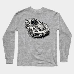 Porsche 918 Spyder Long Sleeve T-Shirt